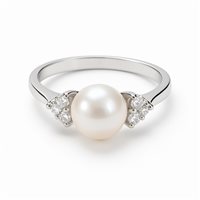 Ring Idee Preziose dal 1987 Woman in White Gold Perla IP.AK18B/4P